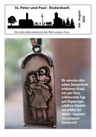 Bild anklicken, um den aktuellen Pfarrbrief zu öffnen